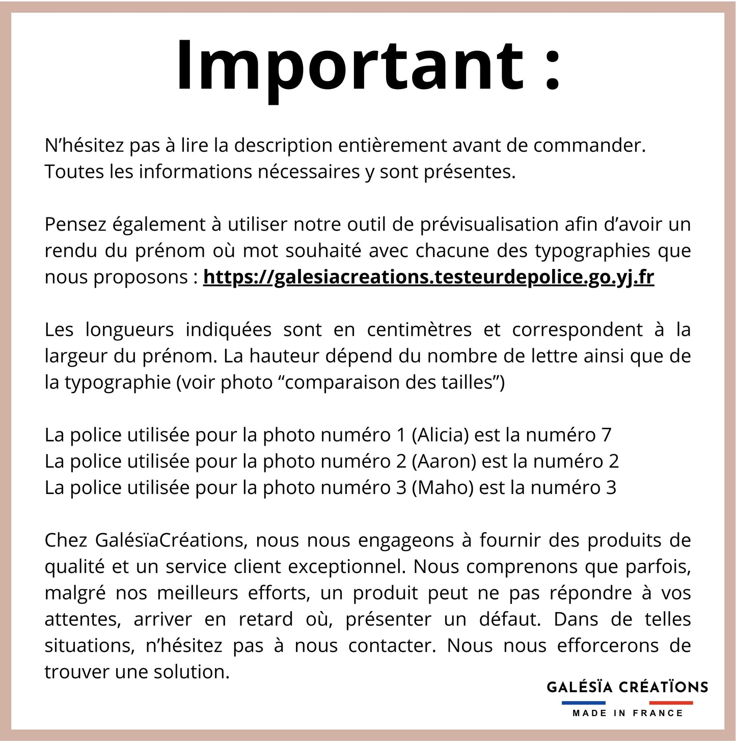 Prénom en bois à personnaliser