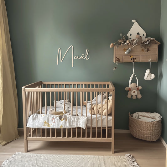 Prénom en bois décoration chambre bébé livraison gratuite