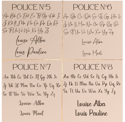 Prénom en bois décoration chambre bébé livraison gratuite