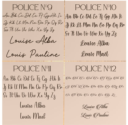 Prénom en bois décoration chambre bébé livraison gratuite