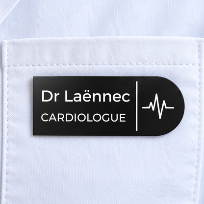 Badge prénom sage-femme personnalisé