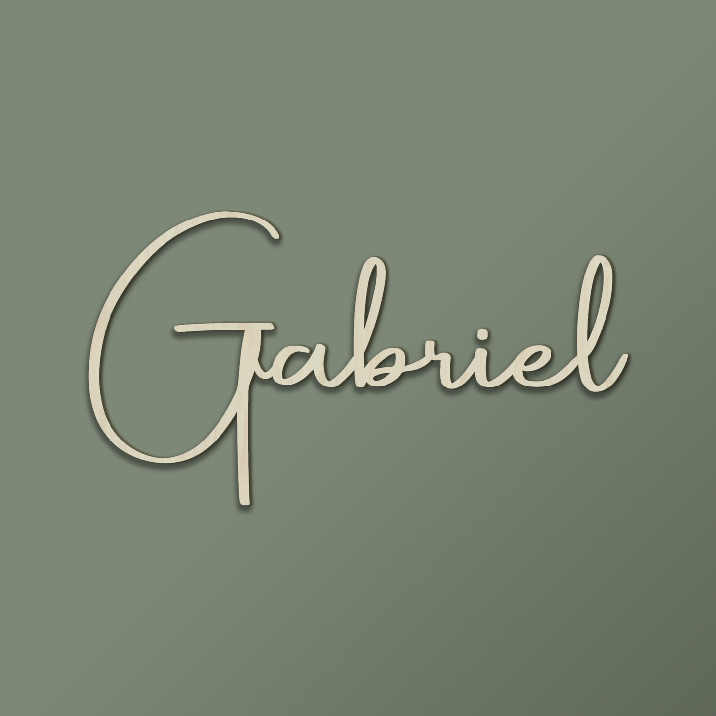 Prénom en bois à personnaliser