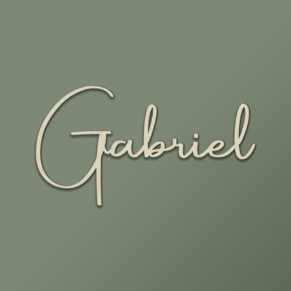 Prénom en bois à personnaliser