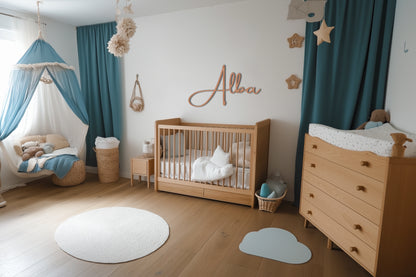 Prénom en bois décoration chambre bébé livraison gratuite